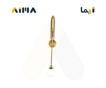 صورة ابليك جداري مودرن 60 سم برونزي